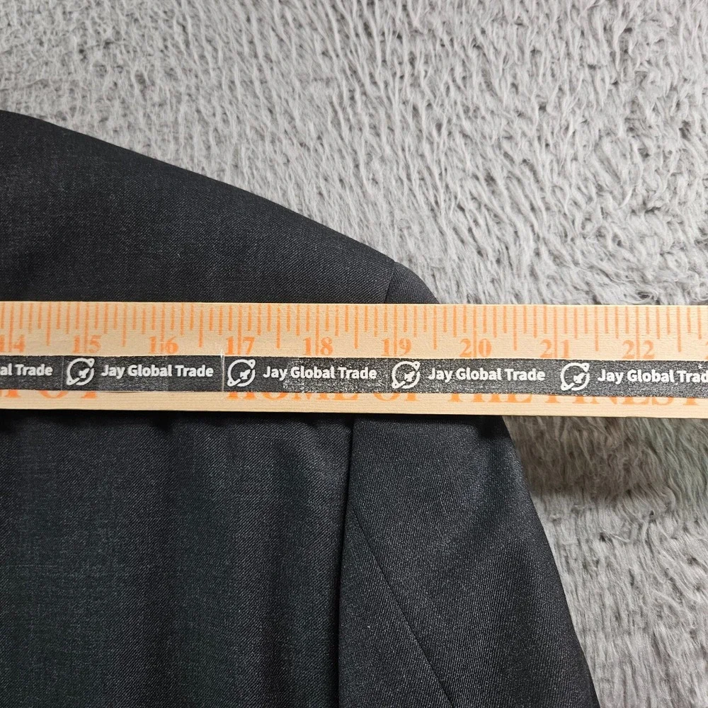 Jhane Barnes Wool Cashmere 42S Suit Blazer Jacket‎ Men Black